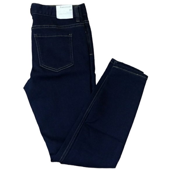 FRANCESCA'S Dark Denim Skinny Jeans Size 28 - Picture 2 of 11